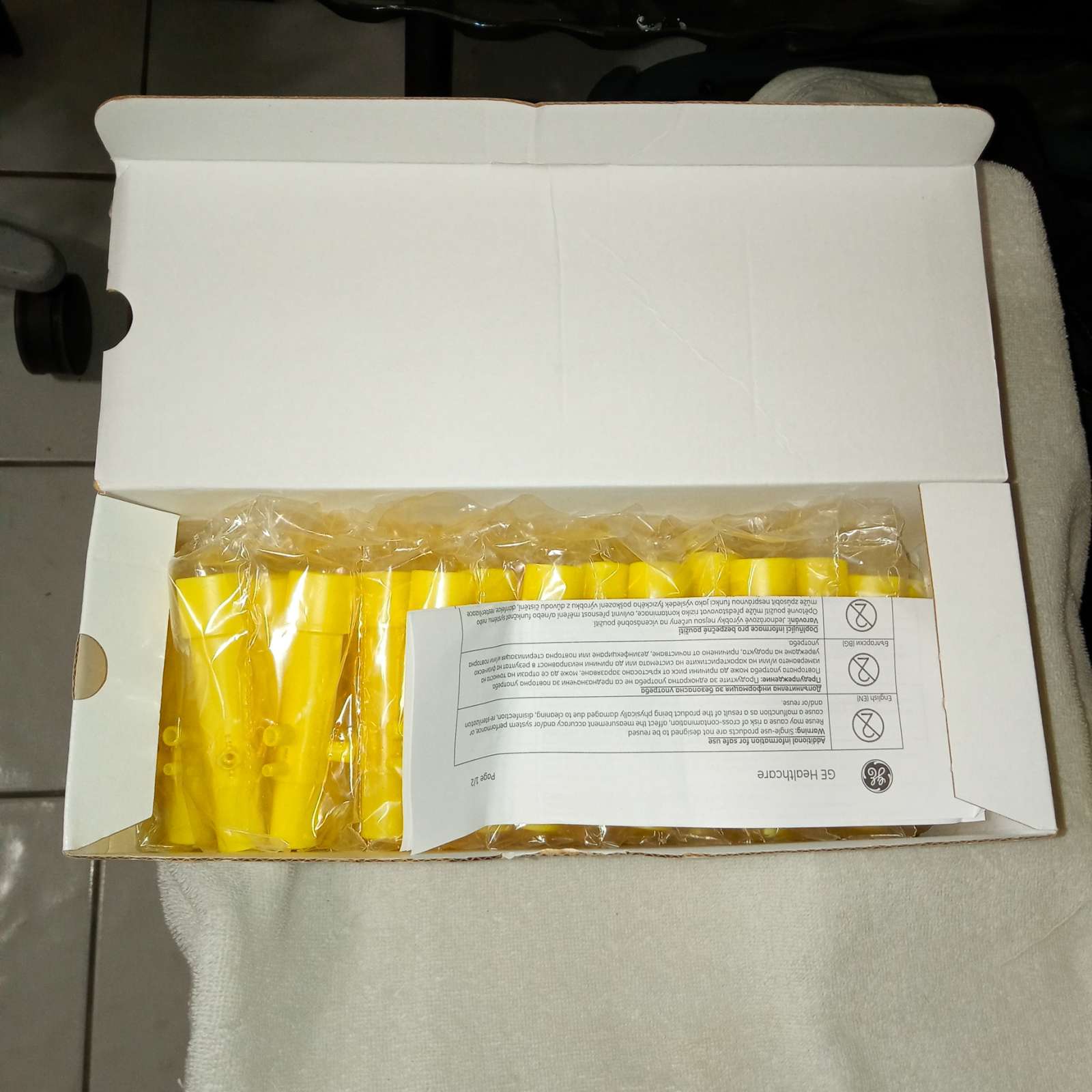 733950 GE D-LITE SENSOR - YELLOW BOX OF 50